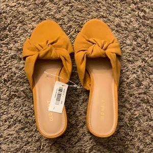 NEW! With Tags: Mustard Sandals